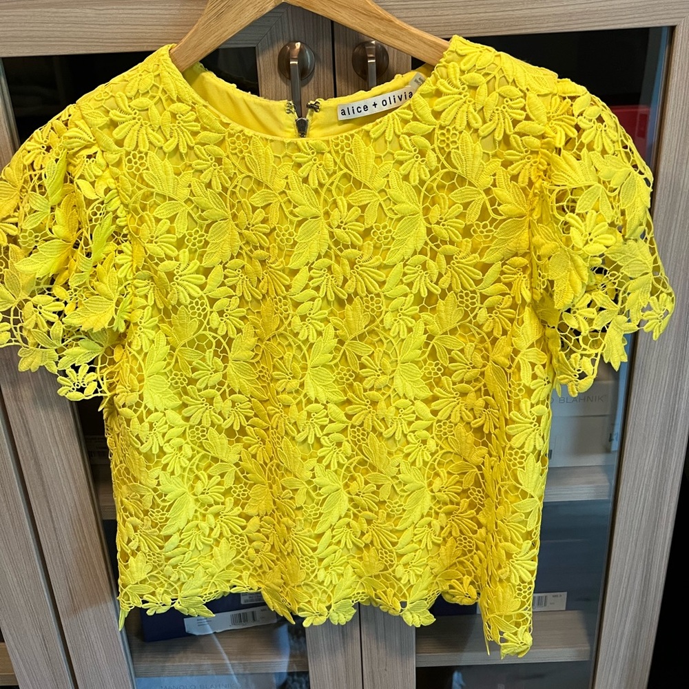 Alice and Olivia summer top in p/s